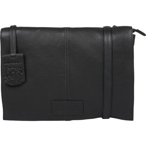  BUKRELY SOFT SKYLAR čierna bočná kabelka crossbody 23 × 17 cm