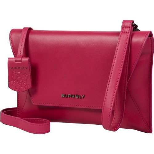  Dámska kožená kabelka na obálky Burkely Nocturnal magenta, crossbody