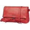  Dámska bočná kožená kabelka Burkely Rock Ruby červená, crossbody