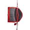  Dámska bočná kožená kabelka Burkely Rock Ruby červená, crossbody