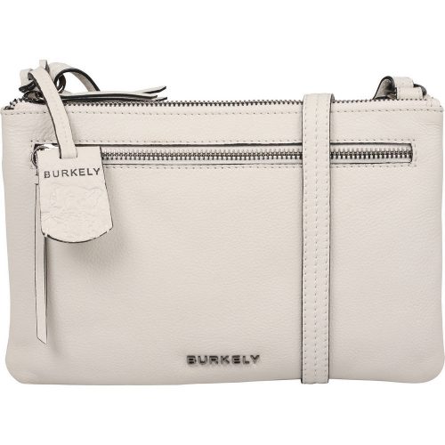  Burkely Rock Ruby sivobiela dámska kožená bočná kabelka crossbody