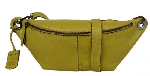  Burkely Lush Lucy čierna dámska kožená mini kabelka cez rameno crossbody 22 x 14 cm