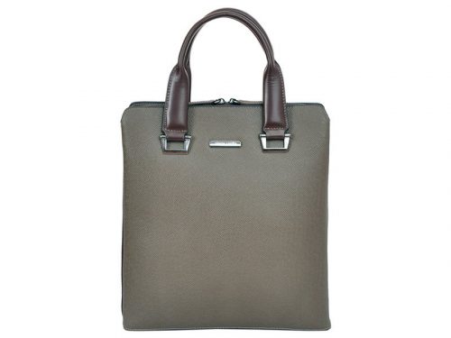  Pierre Cardin LM50023 GP05 modrá dámska kožená aktovka 28 x 32 x 8 cm