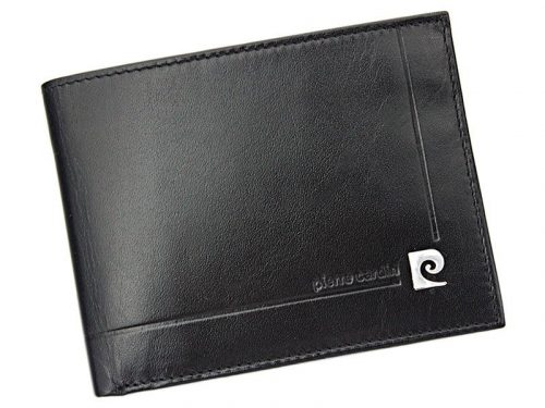  Pierre Cardin YS507.1 325 RFID čierna pánska kožená peňaženka 11,5 x 9,5 cm