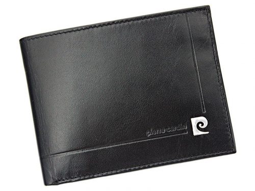  Pierre Cardin YS507.1 8806 RFID čierna pánska kožená peňaženka 12,5 x 9,5 cm