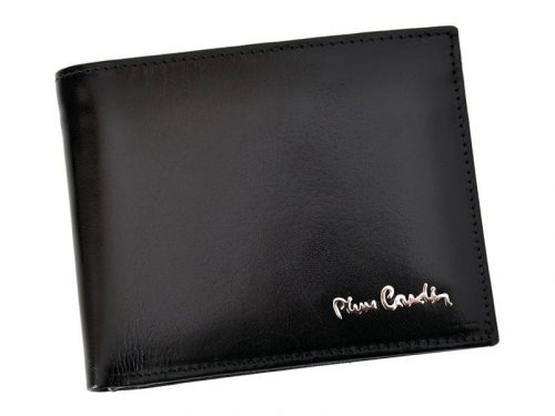  Pierre Cardin YS520.1 325 RFID čierna pánska kožená peňaženka 11,5 x 9,5 cm