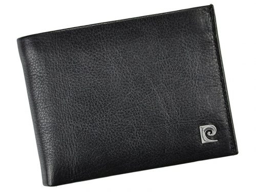  Pierre Cardin SAHARA TILAK03 8806 čierna pánska kožená peňaženka 12,5 x 9,3 cm