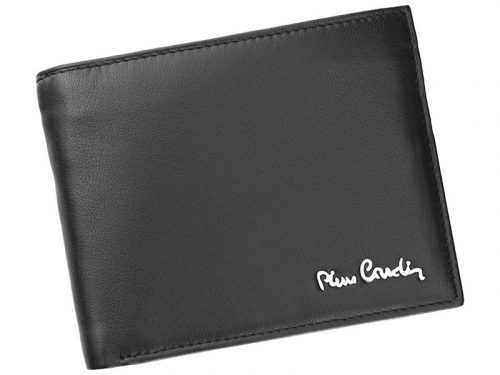  Pierre Cardin TILAK09 325 čierna pánska kožená peňaženka 12 x 9,5 cm