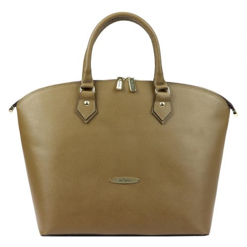 Pierre Cardin FRZ 1350 CORY bézs női bőr kézitáska 44 x 31 x 17 cm