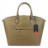 Pierre Cardin FRZ 1350 CORY bézs női bőr kézitáska 44 x 31 x 17 cm