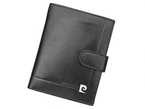  Pierre Cardin YS507.1 331A RFID čierna pánska kožená peňaženka 10,5 x 12,7 cm