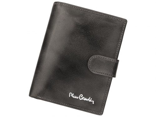  Pierre Cardin FOSSIL TILAK12 331A RFID šedá pánska kožená peňaženka 10,5 x 12,7 cm