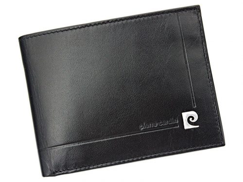  Pierre Cardin YS507.1 8805 RFID čierna pánska kožená peňaženka 12,5 x 9,5 cm