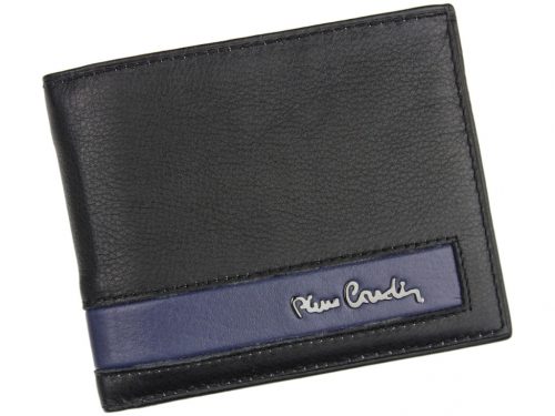  Pierre Cardin CB TILAK26 8824 RFID čierna pánska kožená peňaženka 11 x 9 cm