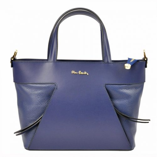 Pierre Cardin FRZ 1753   navy női bőr kézitáska 35 x 23 x 11 cm