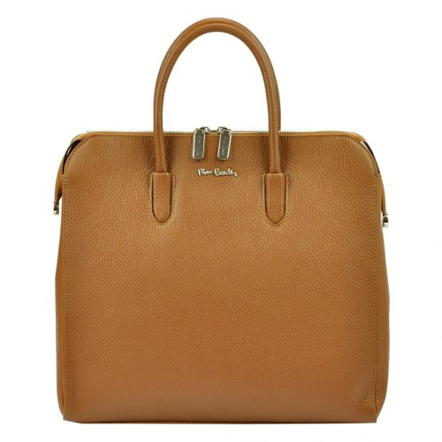 Pierre Cardin 55045 TSC   barna női bőr kézitáska 34 x 31.5 x 17 cm