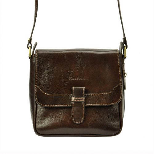 Pierre Cardin 4227 GNC XXX barna férfi bőr kézitáska 21 x 23 x 11 cm