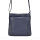 Patrizia 417-013 navy női bőr kézitáska 26 x 27 x 7 cm