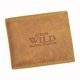  Wild N0035-CHM RFID koňaková hnedá pánska kožená peňaženka 10,5 x 9 x 2,5 cm