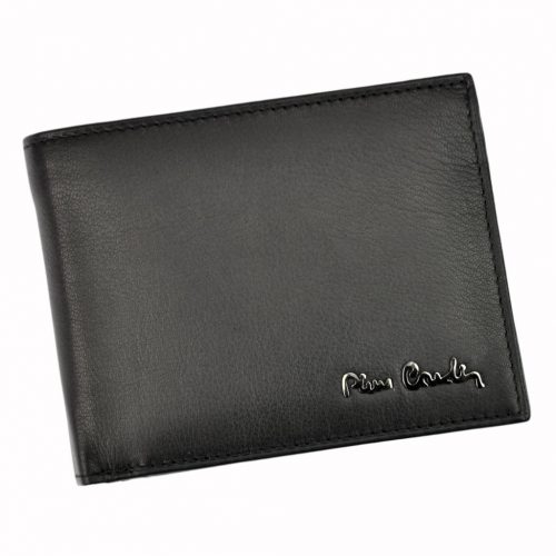  Pierre Cardin TILAK54 8806 čierna pánska kožená peňaženka 12 x 9 cm