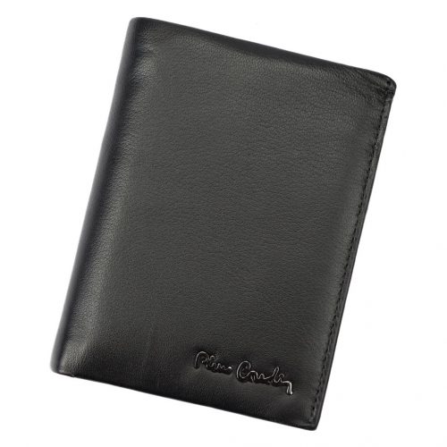  Pierre Cardin TILAK58 326 čierna pánska kožená peňaženka 9,5 x 12,8 cm