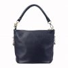 Patrizia 419-040 GOLD navy női bőr kézitáska 24 x 20 x 13 cm