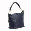 Patrizia 419-040 GOLD navy női bőr kézitáska 24 x 20 x 13 cm