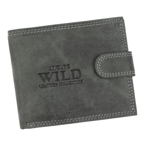  Wild N992L-P-CHM RFID čierna pánska kožená peňaženka 12,8 x 10,5 x 2,8 cm