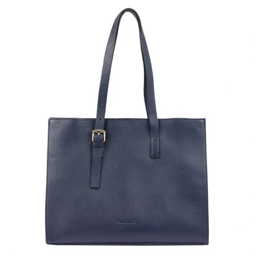 Pierre Cardin 5333 EDF navy női bőr kézitáska 37.5 x 30 x 15 cm