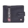  Nordee GW-11 RFID čierna pánska kožená peňaženka 13 x 10,2 x 3 cm