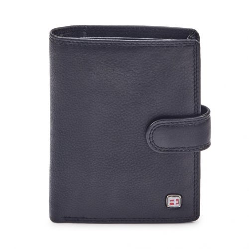  Nordee GW-09 RFID čierna pánska kožená peňaženka 11 x 13 x 2,5 cm