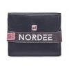  Nordee GW-3770 RFID čierna pánska kožená peňaženka 7 x 9 x 2 cm