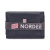  Nordee GW-5617 RFID čierna pánska kožená peňaženka 10,5 x 7,5 x 2,5 cm