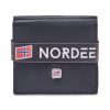  Nordee GW-3765 RFID čierna pánska kožená peňaženka 8 x 8,5 x 2 cm