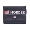  Nordee GW-86 RFID čierna pánska kožená peňaženka 9 x 7 x 2 cm