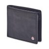  Nordee GW-2213 RFID čierna pánska kožená peňaženka 13 x 10,5 x 2,5 cm