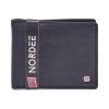  Nordee GW-2213 RFID čierna pánska kožená peňaženka 13 x 10,5 x 2,5 cm