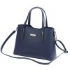 MiaMore 01-035 (22-005-1) navy női bőr kézitáska 32 x 23 x 12 cm