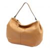 Pierre Cardin 6331 EDF / 5341 EDF barna női bőr kézitáska 43 x 29 x 10 cm