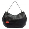 Pierre Cardin 6331 EDF / 5341 EDF fekete női bőr kézitáska 43 x 29 x 10 cm