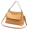 Pierre Cardin 6333 EDF barna női bőr kézitáska 34 x 23 x 13 cm