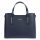 MiaMore 01-035 D (22-003-1) navy női bőr kézitáska 37 x 28.5 x 16 cm