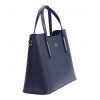 MiaMore 01-035 D (22-003-1) navy női bőr kézitáska 37 x 28.5 x 16 cm