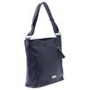 MiaMore 01-045 DOLLARO (318-010) navy női bőr kézitáska 35 x 30 x 13 cm