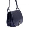 Florence 8863 navy női bőr kézitáska 30 x 26 x 12 cm