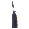 MiaMore 01-060   navy női bőr kézitáska 39 x 37 x 13 cm