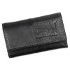  Money Kepper NO-BVA KEYBAG čierna kožená aktovka 11,5 x 7 x 2,5 cm