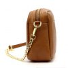 Pierre Cardin FRZ 1848  női barna bőr oldaltáska, crossbody 21 x 17 x 10 cm