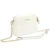 Pierre Cardin FRZ 1848 fehér női bőr oldaltáska, crossbody 21 x 17 x 10 cm