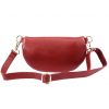  Patrizia 417-003 ZLATÁ bordová dámska kožená kabelka na opasok, crossbody 25 x 15 x 6 cm